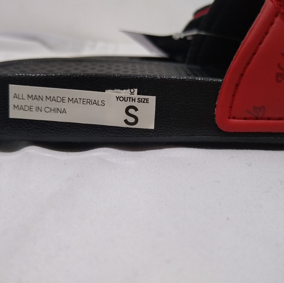 NWT Washington Nationals Baseball Slides Youth Small - Picture 3 of 7